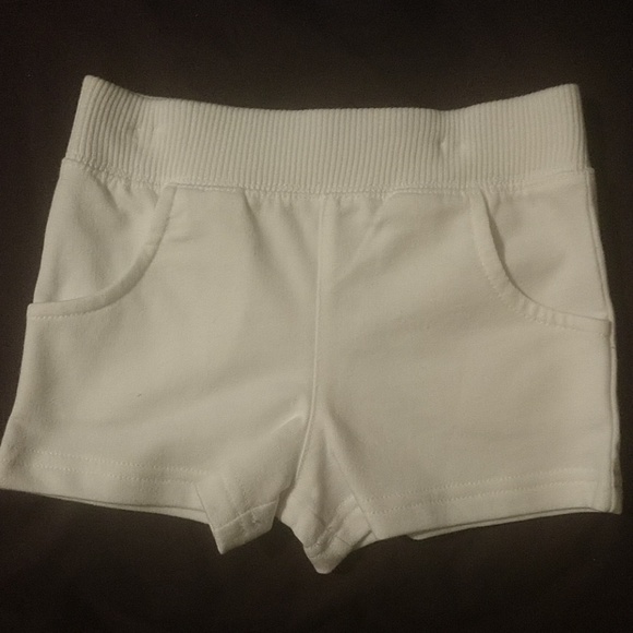 3T girls 2 pce Carter's short set, blue and white - Picture 4 of 5